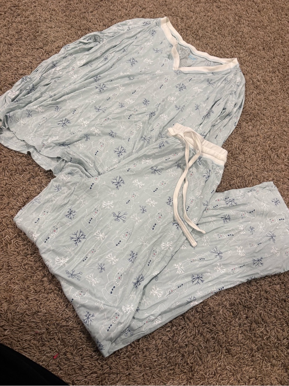 Bestaroo Snowman Snowflake Pajama Medium